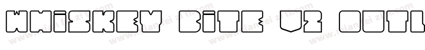Whiskey Bite v2 Outline字体转换